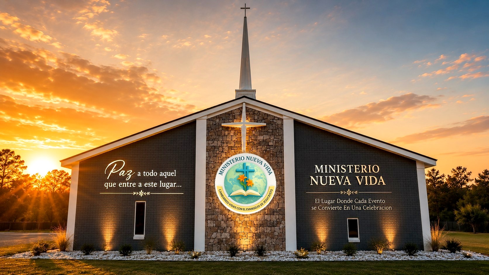 Fachada del templo Ministerio Nueva Vida Internacional