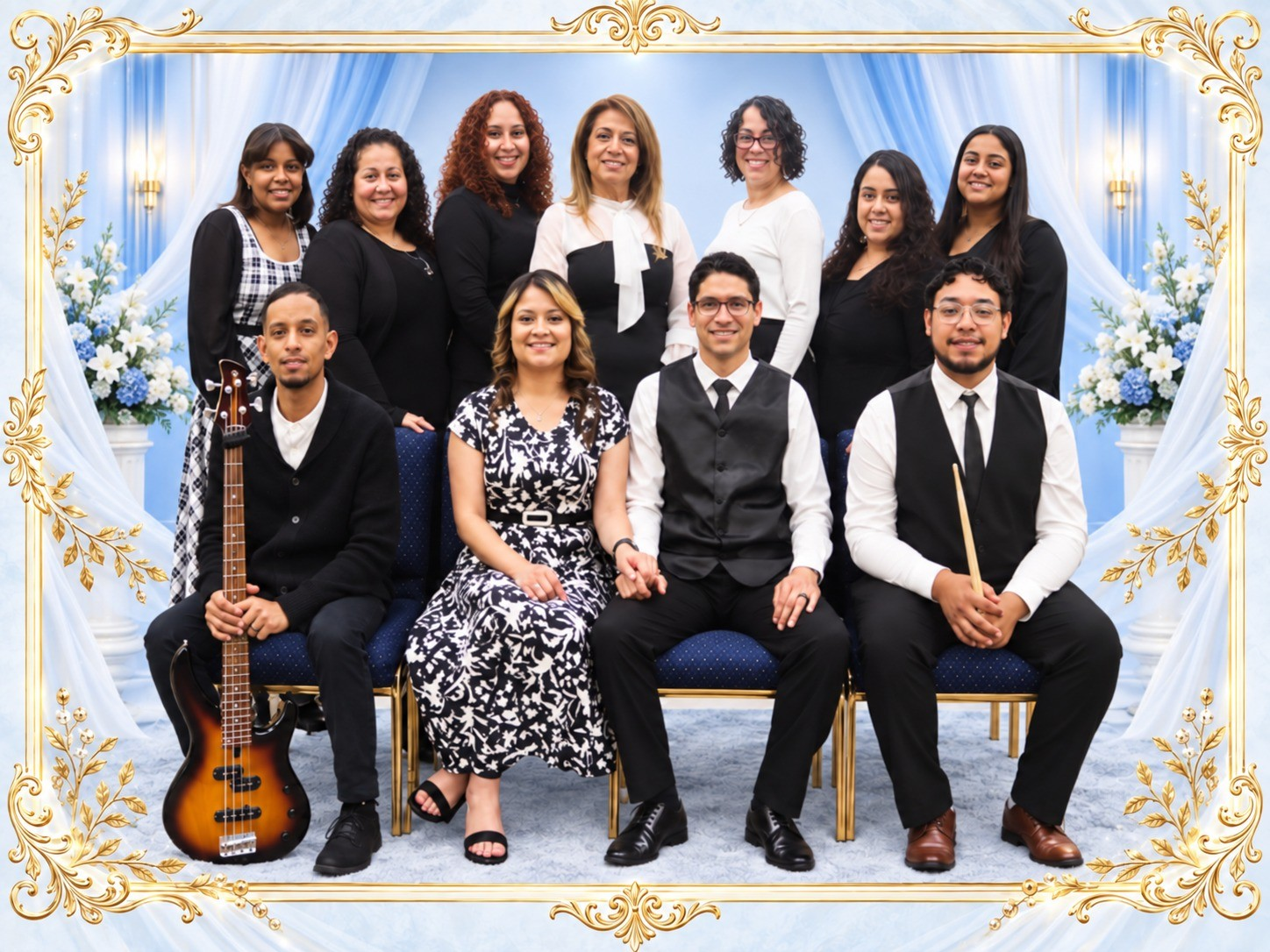 Agrupación Nueva Vida — parte del equipo que nos dirige en adoración a Dios