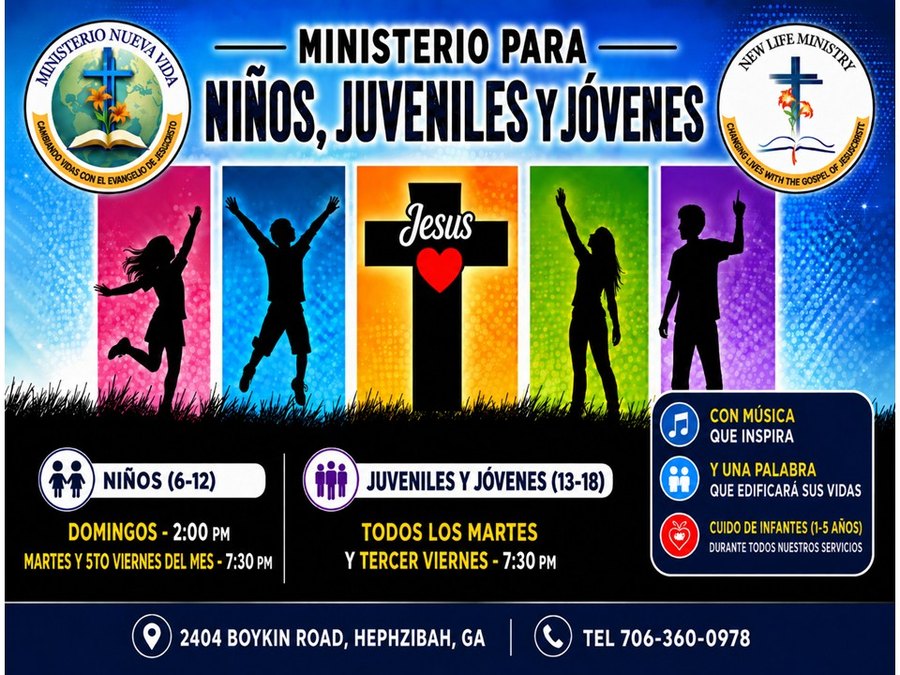 Ministerio para Niños, Juveniles y Jóvenes