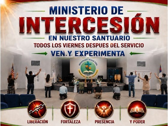 Ministerio de Intercesión en nuestro santuario, viernes después del servicio