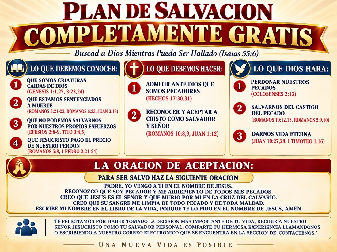 Plan de Salvación Completamente Gratis