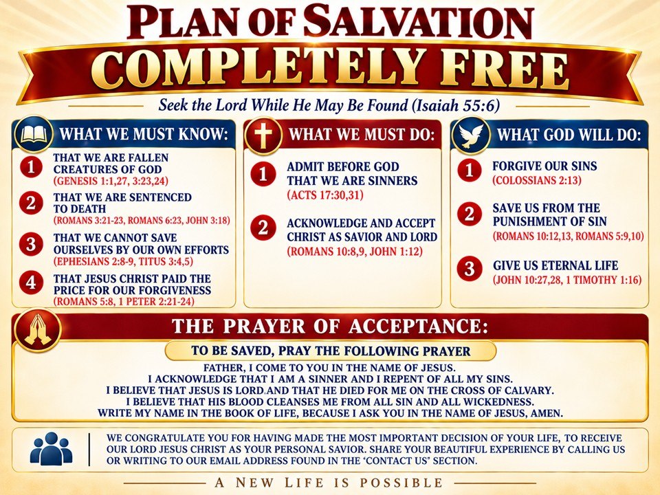 Plan of Salvation Completely Free