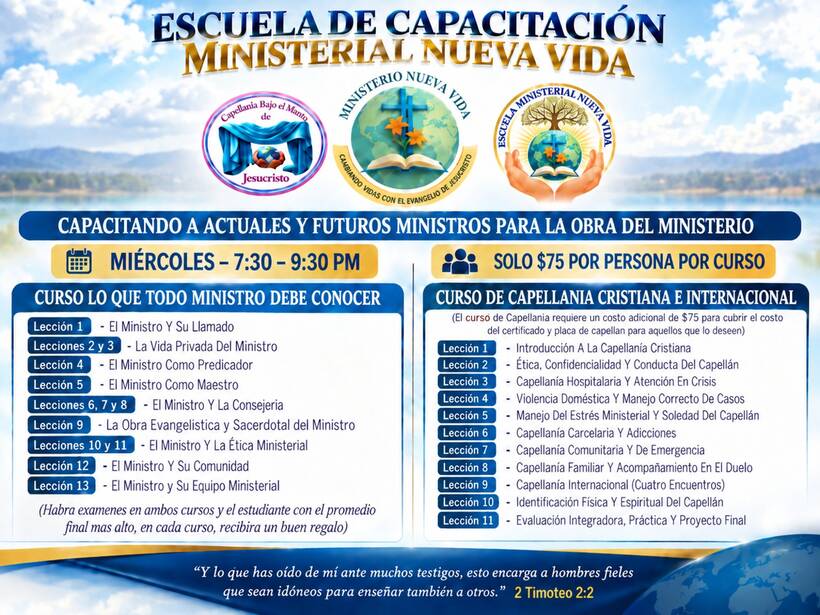 Capacitación Ministerial